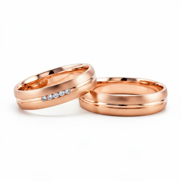 Snubní prsteny bílé zlato - Soft Sparkle