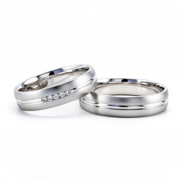 Snubní prsteny žluté zlato - Soft Sparkle