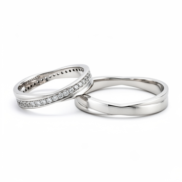 Snubní prsteny žluté zlato - Soft Sparkle