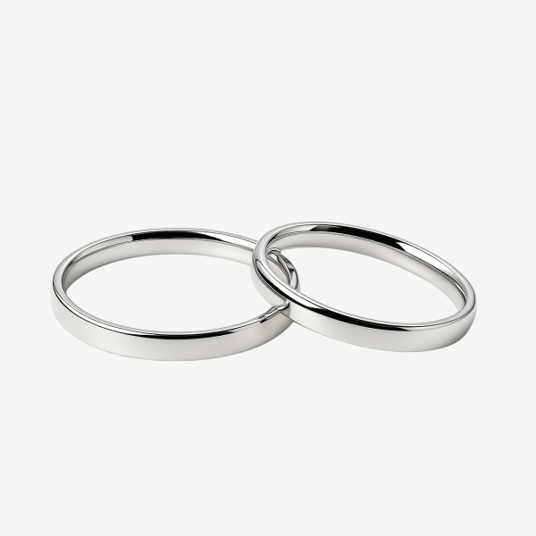 Minimalistické snubní prsteny CLASSIC 2,5 mm - 6504