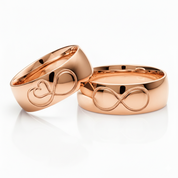 Snubní prsteny bílé zlato - Základní 