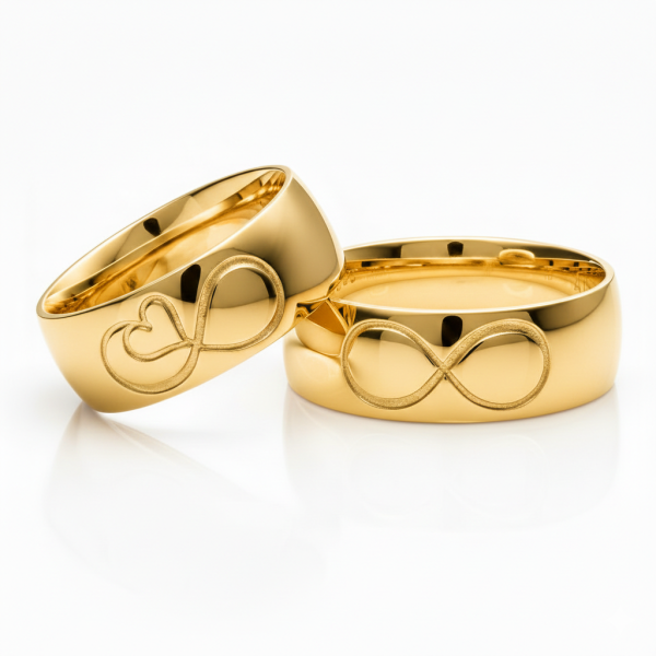 Snubní prsteny bílé zlato - Základní 