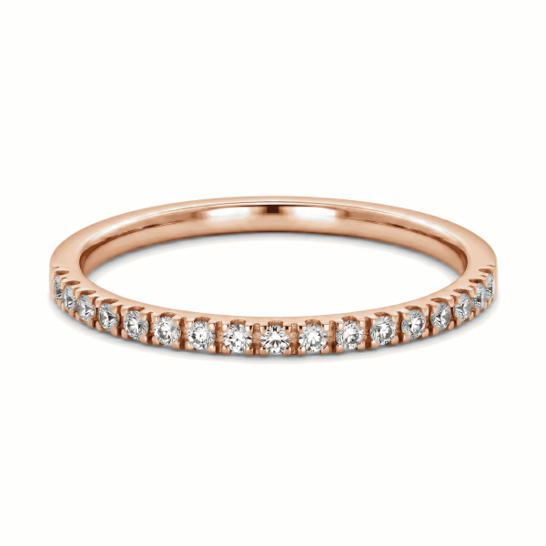 Snubní prsten bílé zlato eternity 1,2mm