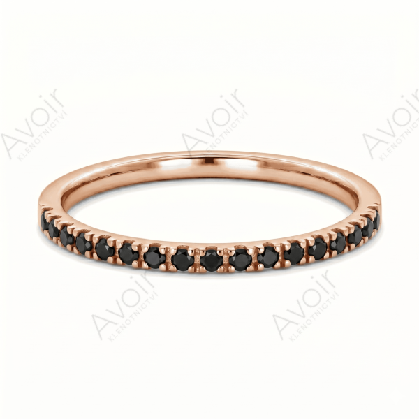 Snubní prsten bílé zlato eternity 0,01ct