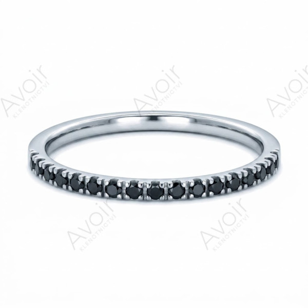Snubní prsten bílé zlato eternity 0,01ct