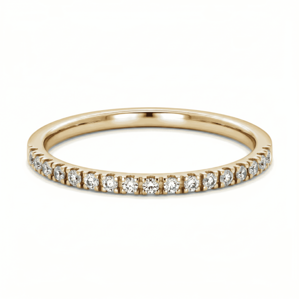 Snubní prsten bílé zlato eternity 1,2mm