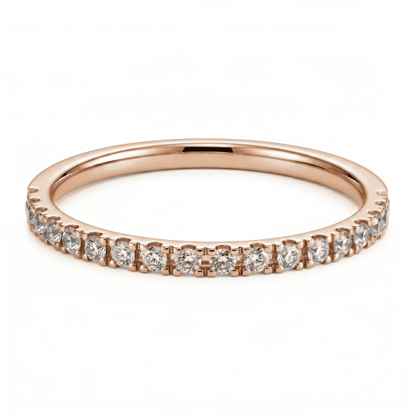 Snubní prsten bílé zlato eternity 0,03ct