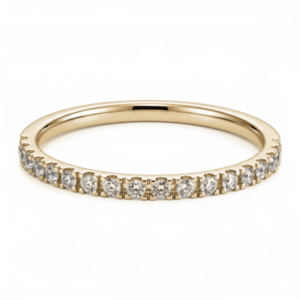 Snubní prsten bílé zlato eternity 0,03ct