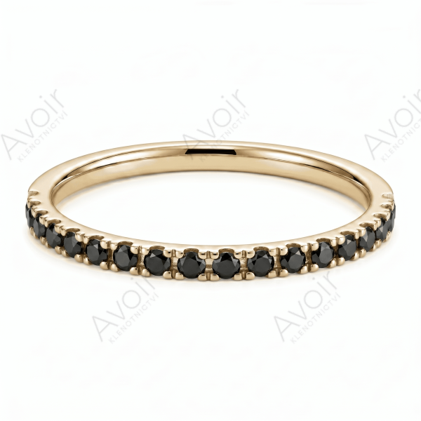 Snubní prsten bílé zlato eternity 0,03ct