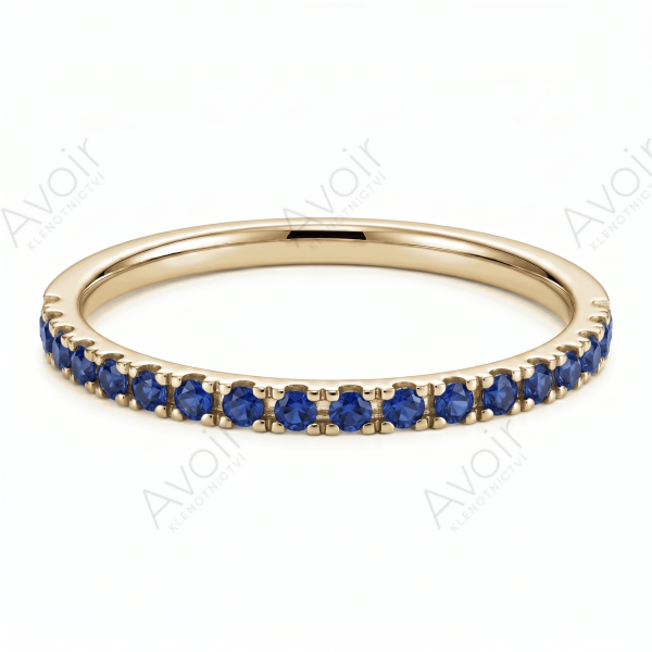 Snubní prsten bílé zlato eternity 0,03ct