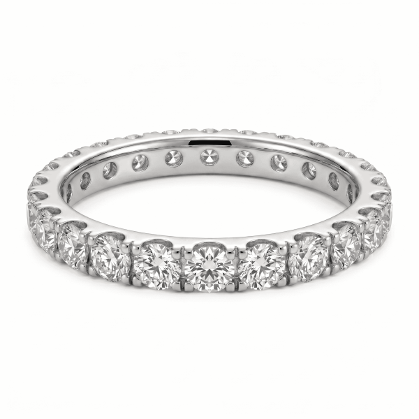 Snubní prsten žluté zlato eternity 0,08ct
