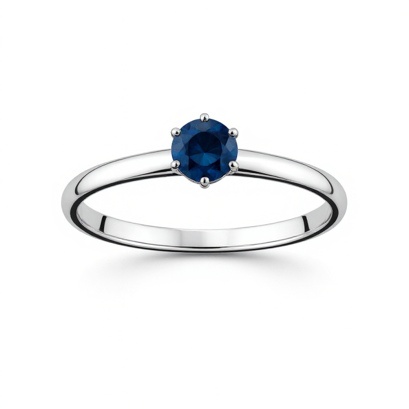 Prsten solitér 6462 safír Prsten solitér 6462 safír