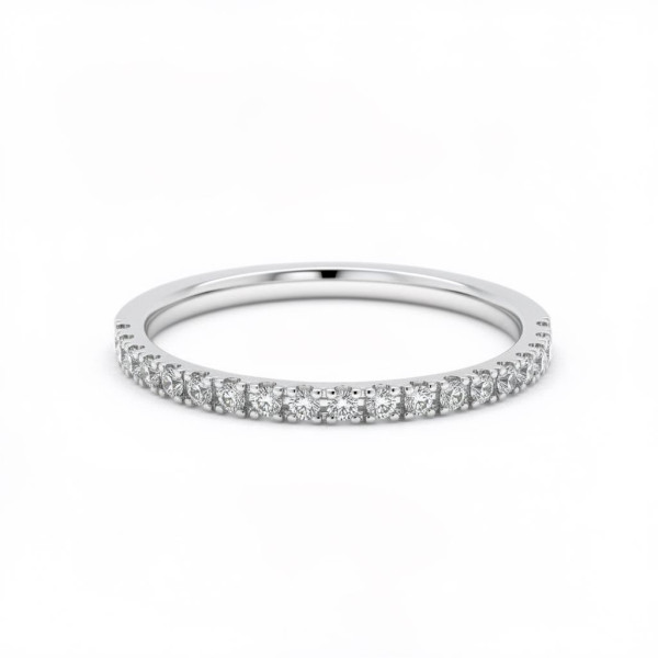 Elegantní snubní prsten Eternity (Šířka 1,7 mm)