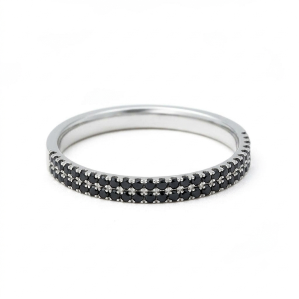 Snubní prsten eternity 0,005 ct