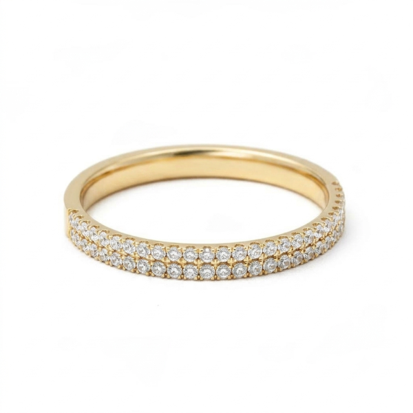Snubní prsten eternity 0,005 ct