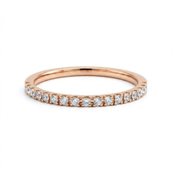Elegantní snubní prsten Eternity (Šířka 1,4 mm)