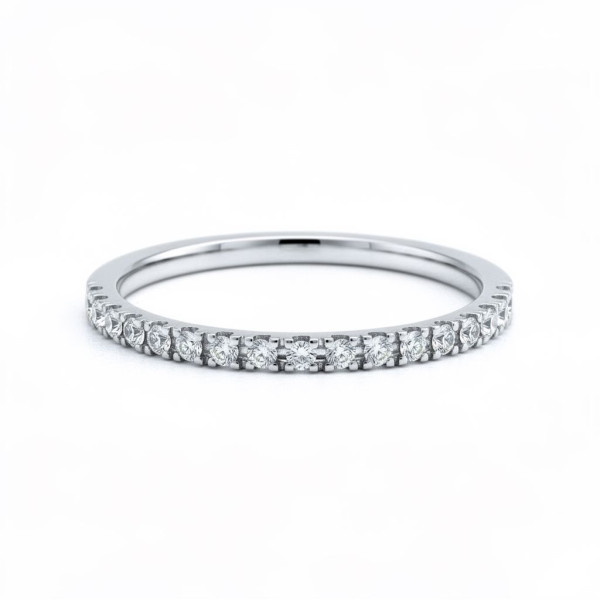 Elegantní snubní prsten Eternity (Šířka 1,4 mm)