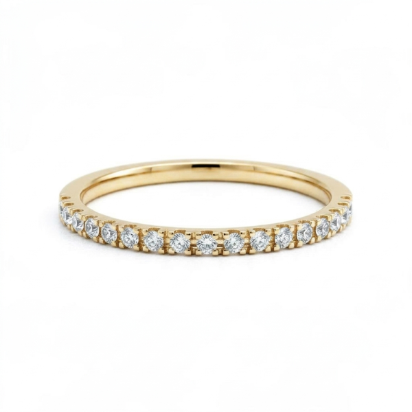 Elegantní snubní prsten Eternity (Šířka 1,4 mm)
