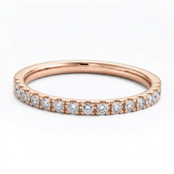 Elegantní snubní prsten Eternity (Šířka 1,5 mm)