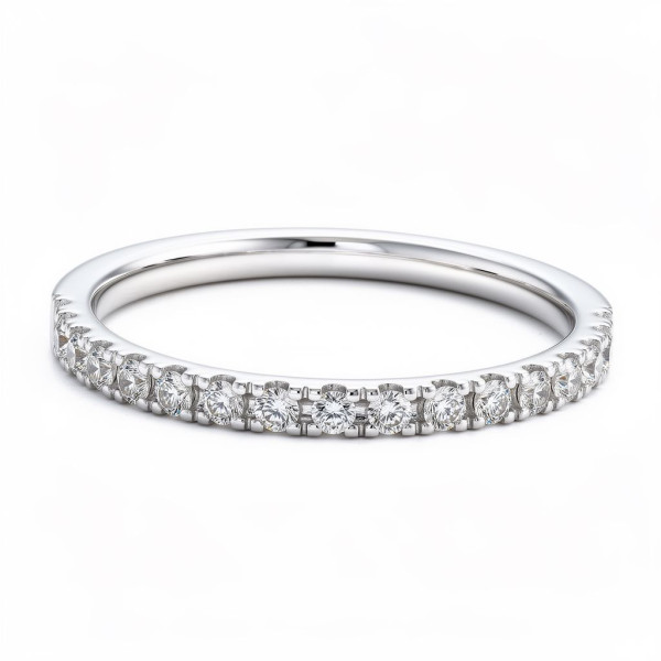 Elegantní snubní prsten Eternity (Šířka 1,5 mm)