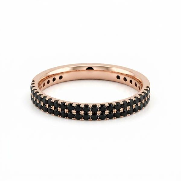 Snubní prsten eternity 0,008 ct