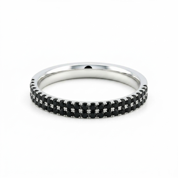 Snubní prsten eternity 0,008 ct