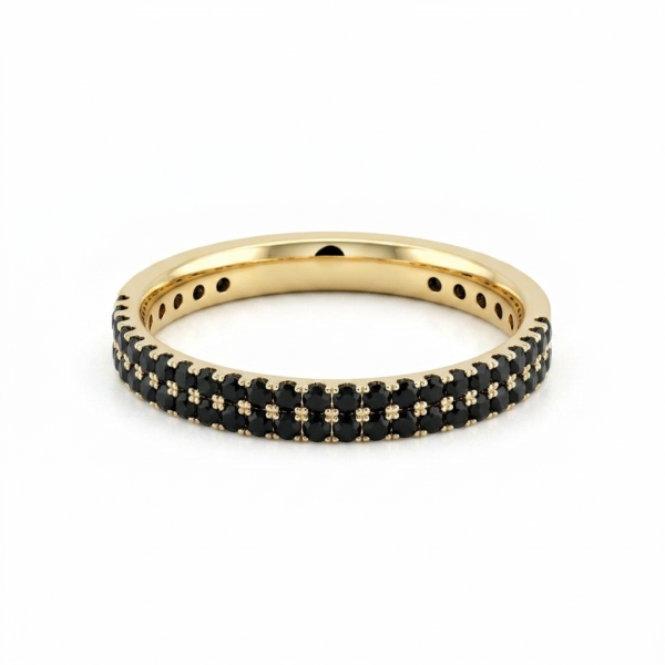 Snubní prsten eternity 0,008 ct