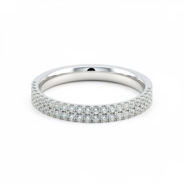 Snubní prsten eternity 0,008 ct
