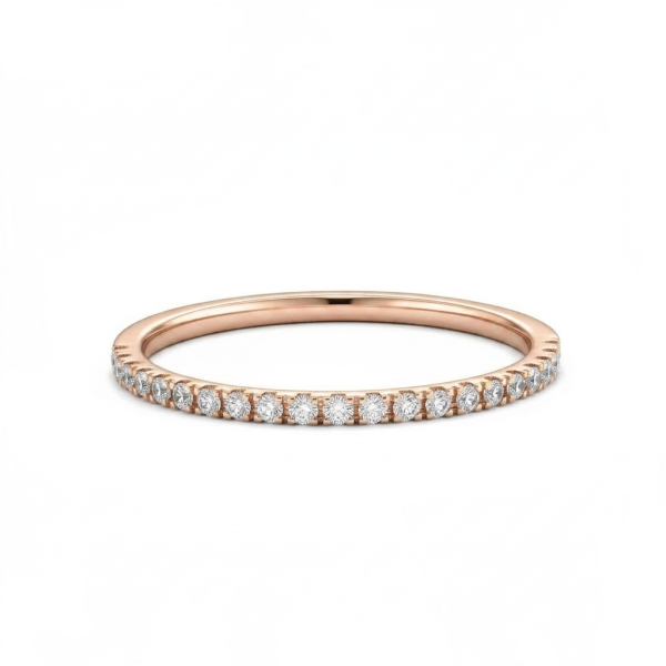 Elegantní snubní prsten Eternity (Šířka 1,2 mm)