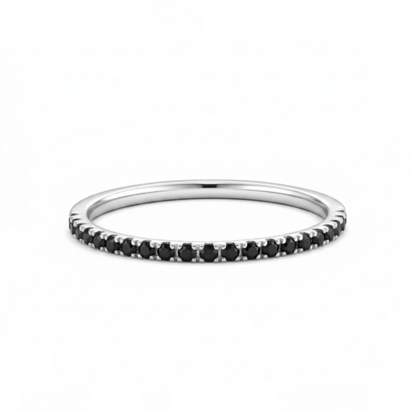 Elegantní snubní prsten Eternity (Šířka 1,2 mm)