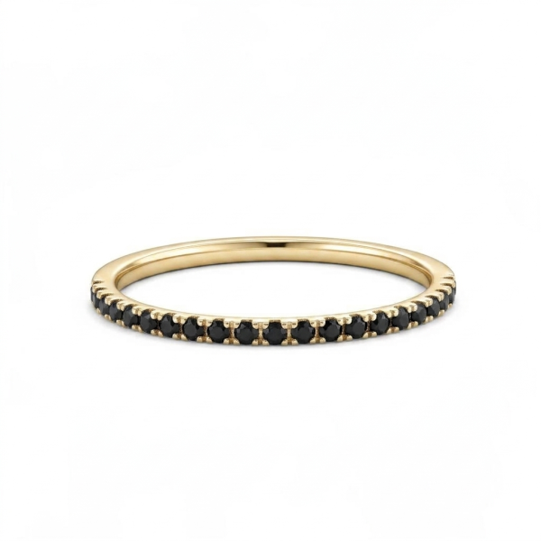 Elegantní snubní prsten Eternity (Šířka 1,2 mm)