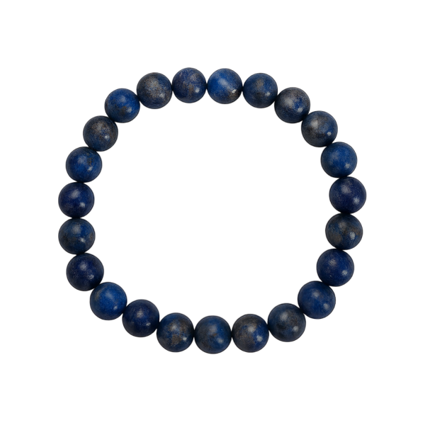 Náramek na gumičce s kuličkami Lapis Lazuli