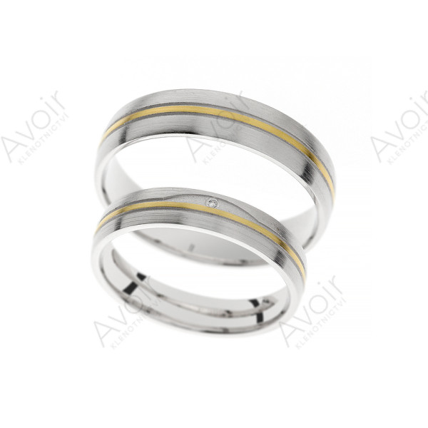 Elegantní snubní prsten