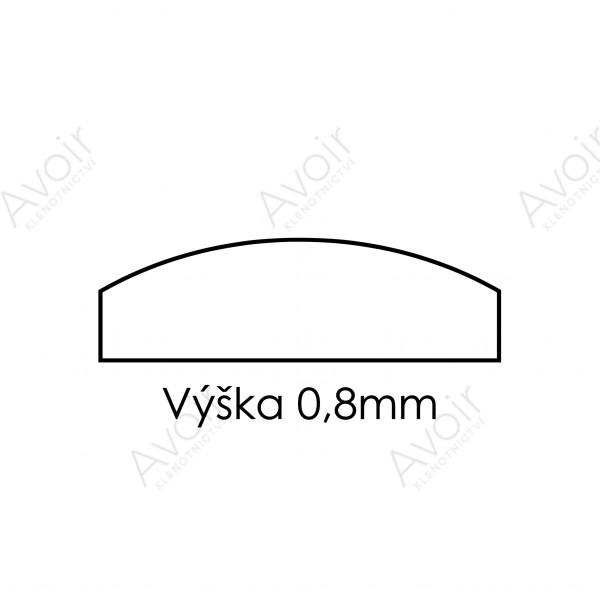 Klasické snubní prsteny (Základní kolekce - Šířka 2mm)