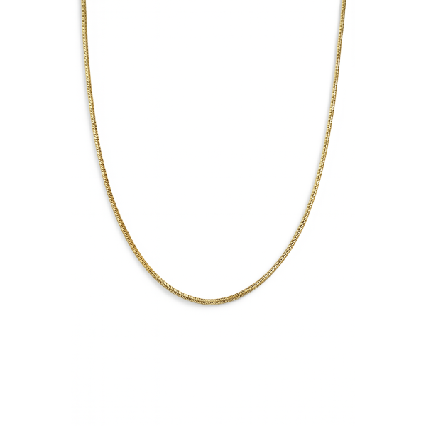 Zlatý řetízek Snake – délka 45 cm